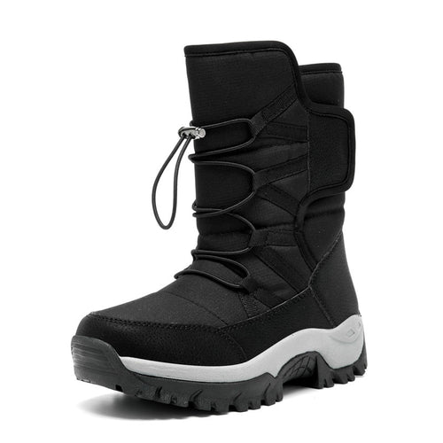 Damen Winterstiefel mit rutschfester Sohle und wärmeisolierendem Innenfutter Drune