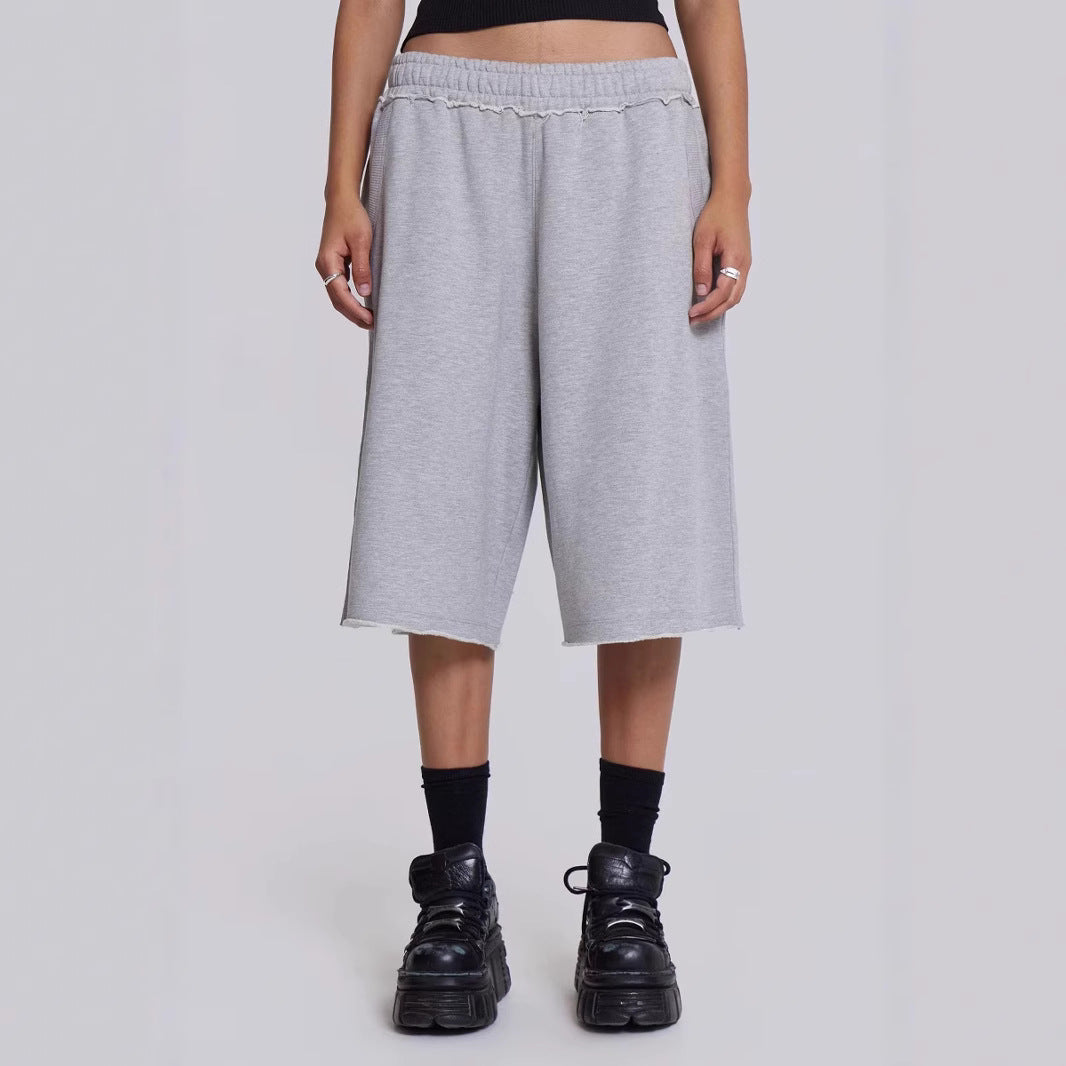Damen High-Waisted Relaxed Fit Sweatshorts Drune