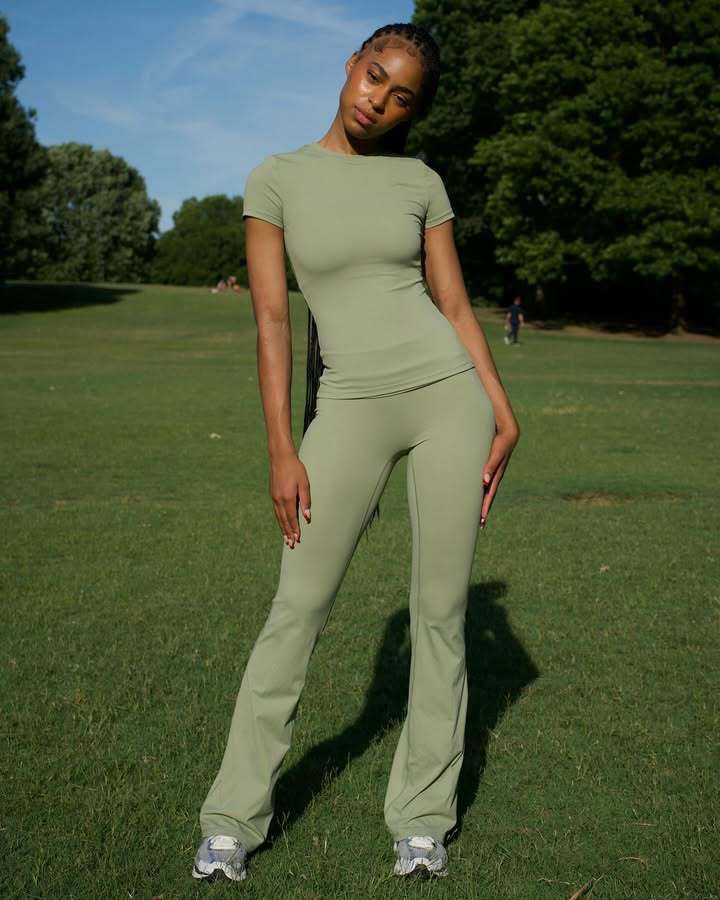 Damen Sportliches Yoga-Outfit Drune