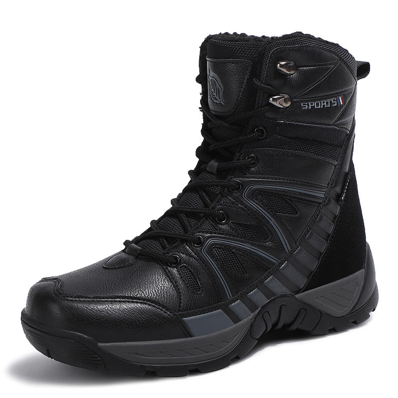 Damen Wasserdichte Winter-Trekkingstiefel mit isolierendem Futter und rutschfester Sohle Drune