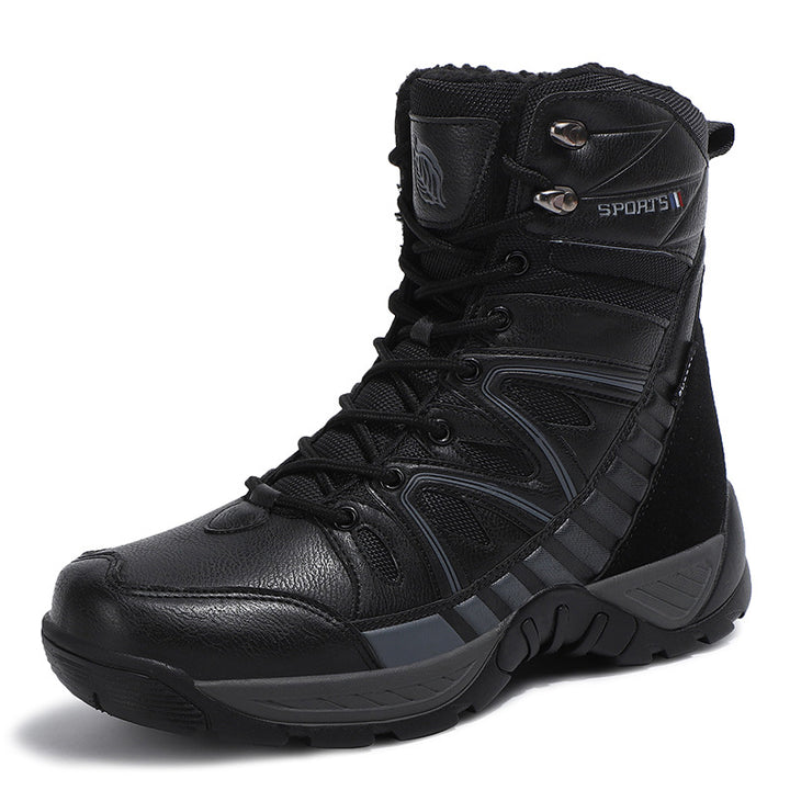 Damen Wasserdichte Winter-Trekkingstiefel mit isolierendem Futter und rutschfester Sohle Drune