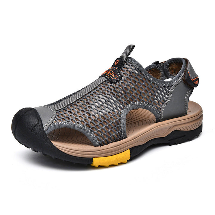 Herren Atmungsaktive Outdoor-Sandalen mit rutschfester Sohle und verstellbarem Riemen Drune