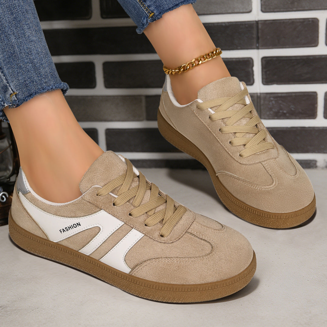 Herren nan retro Veloursleder Sneaker mit gepolstertem Fersenkragen und profilierter Gummilaufsohle Drune