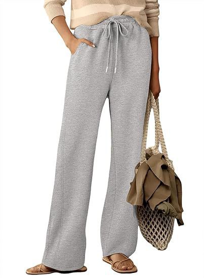Damen weite Sweathose mit verstellbarem Bund und praktischen Taschen Drune
