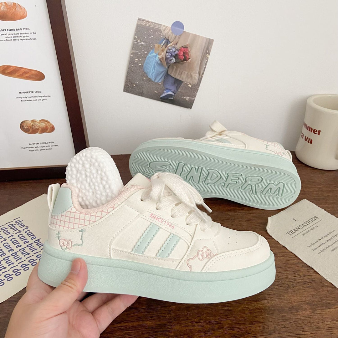 Damen Sportliche Sneakers mit verspielten Tiermotiven und atmungsaktiver Laufsohle Drune