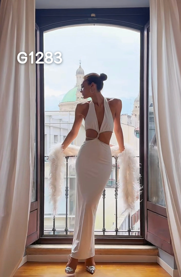 Damen Elegante Corsage-Bluse mit transparenten Ärmeln Drune