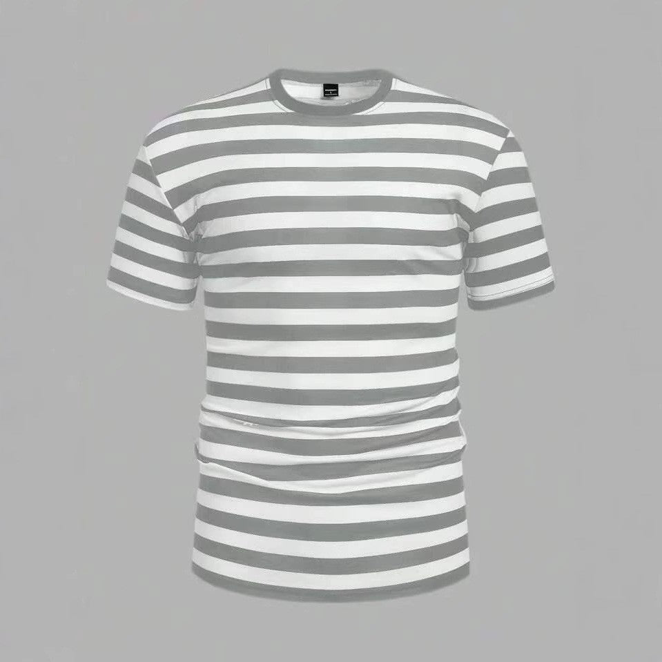 Herren Freizeit T-Shirt mit auffälligen Streifen Drune