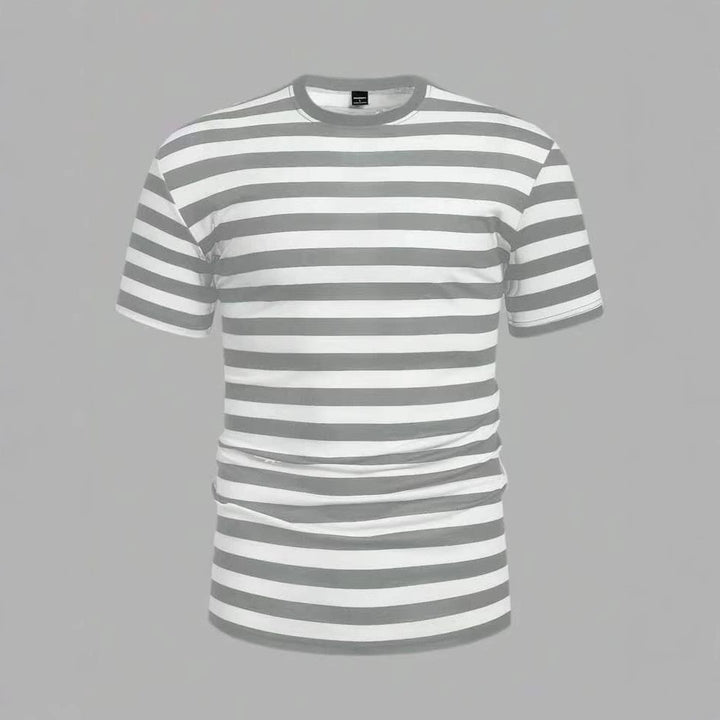 Herren Freizeit T-Shirt mit auffälligen Streifen Drune