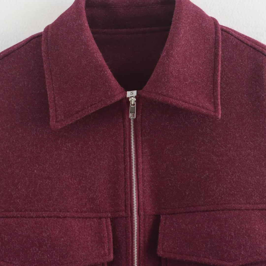 Damen Oversized Utility-Jacke mit praktischen Pattentaschen Drune