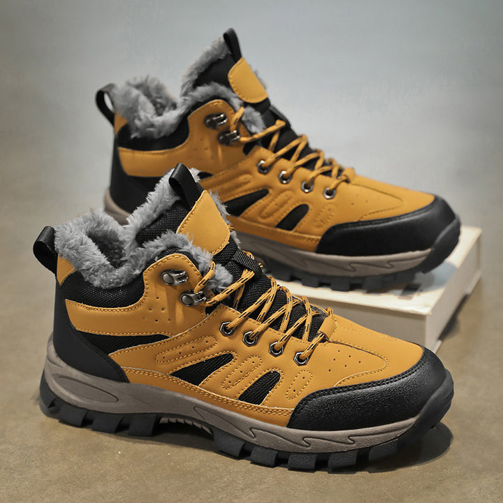 Damen Winterfestige Wanderschuhe mit isolierter Sohle und warmem Innenfutter Drune