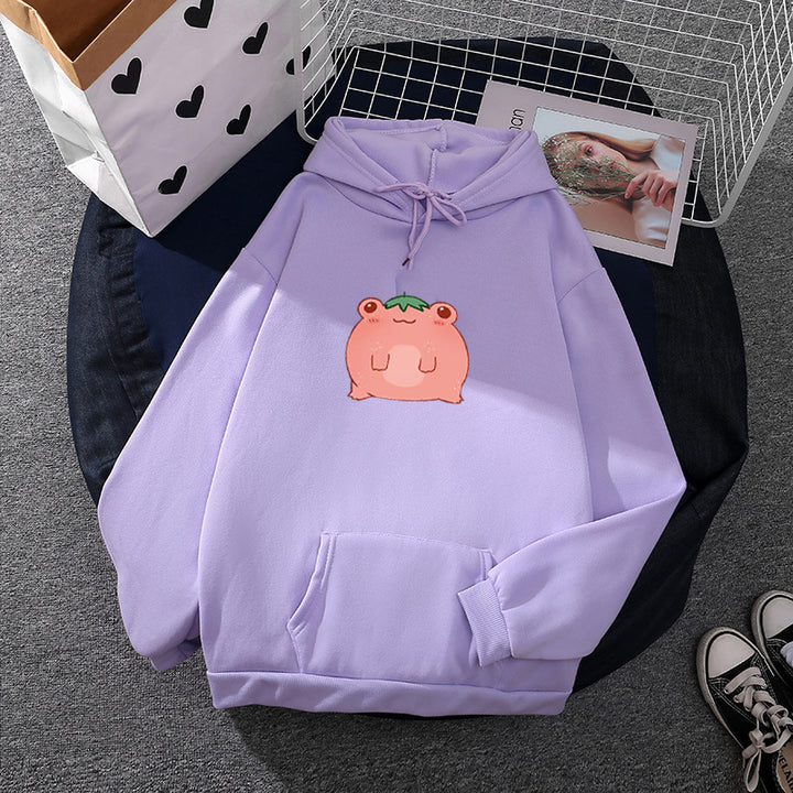 Damen Pullover mit süßem Froschdesign Drune
