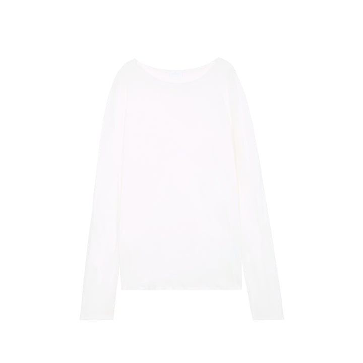 Damen lässiges Langarmshirt aus hochwertigem Baumwollmix Drune