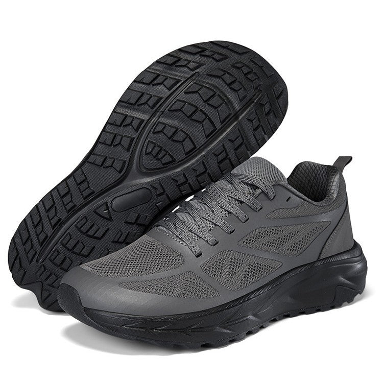 Herren nan gedämpfter Laufsneaker mit stoßdämpfender Zwischensohle und profilierter Gummisohle Drune