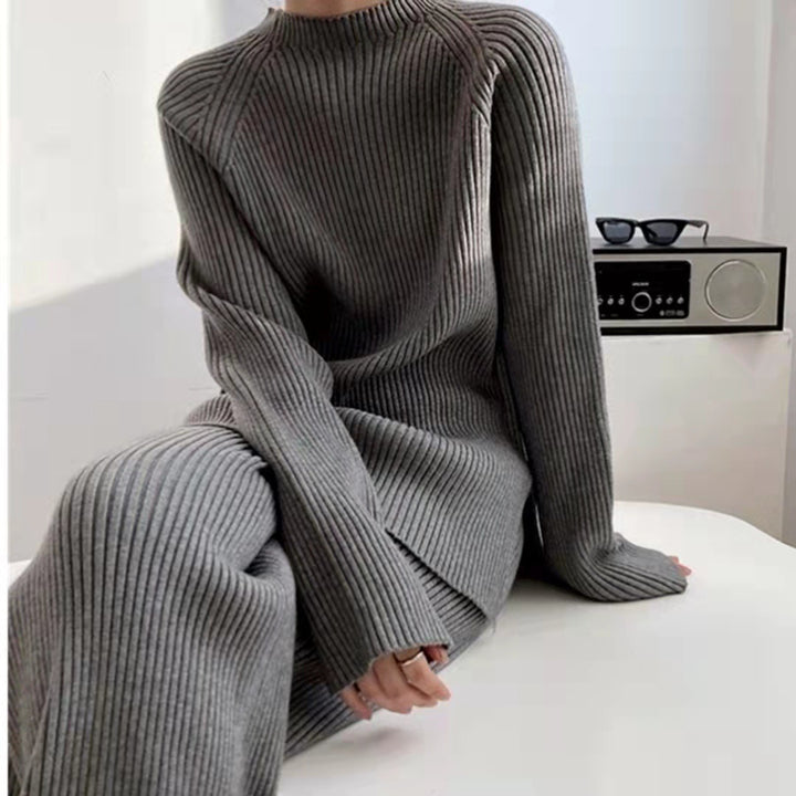 Damen Strickensemble mit weitem Schnitt und elegantem Design Drune