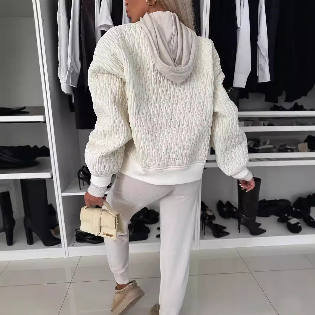 Damen Steppjacke im lässigen Oversized-Stil mit besonderen Steppdetails Drune