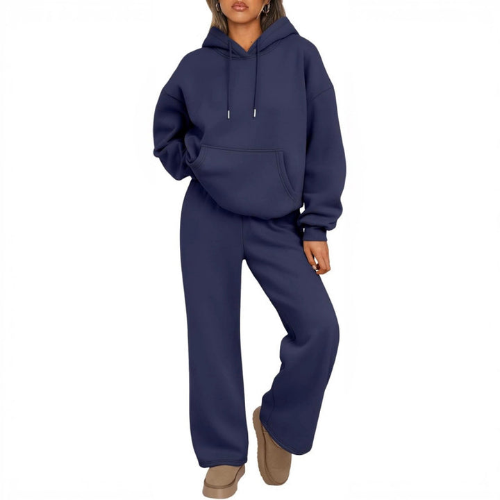 Damen Sweatanzug mit lässigem Schnitt und praktischen Taschen Drune