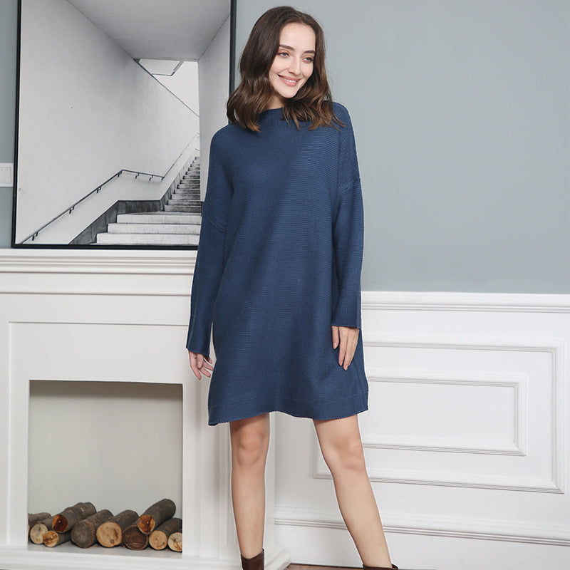Damen Großer Rollkragenpullover aus weichem Strick Drune