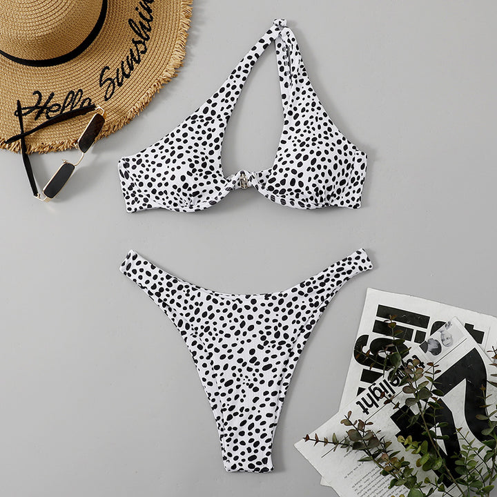 Damen Triangel-Bikini mit verspieltem Blumendesign Drune