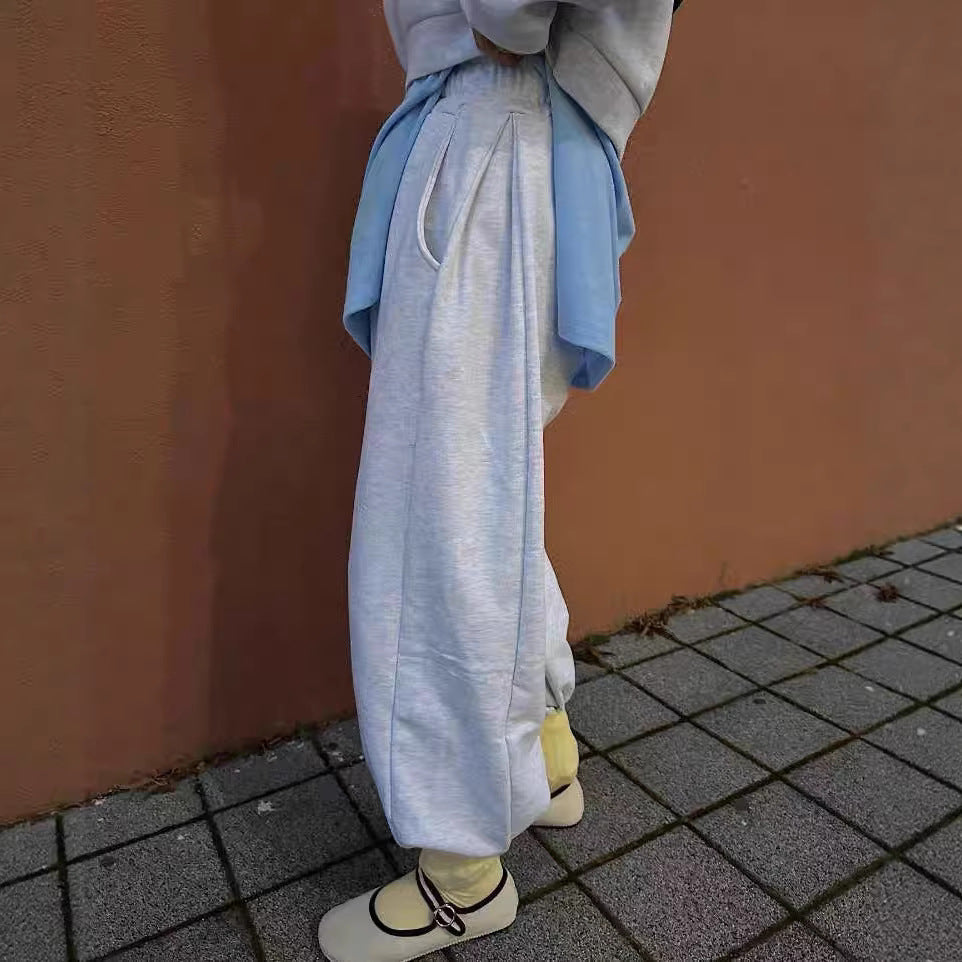 Damen bequeme und stylische Weit-Hosen Drune