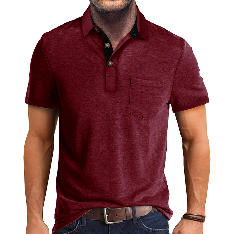 Herren Polo-Shirt mit modernen Designelementen Drune