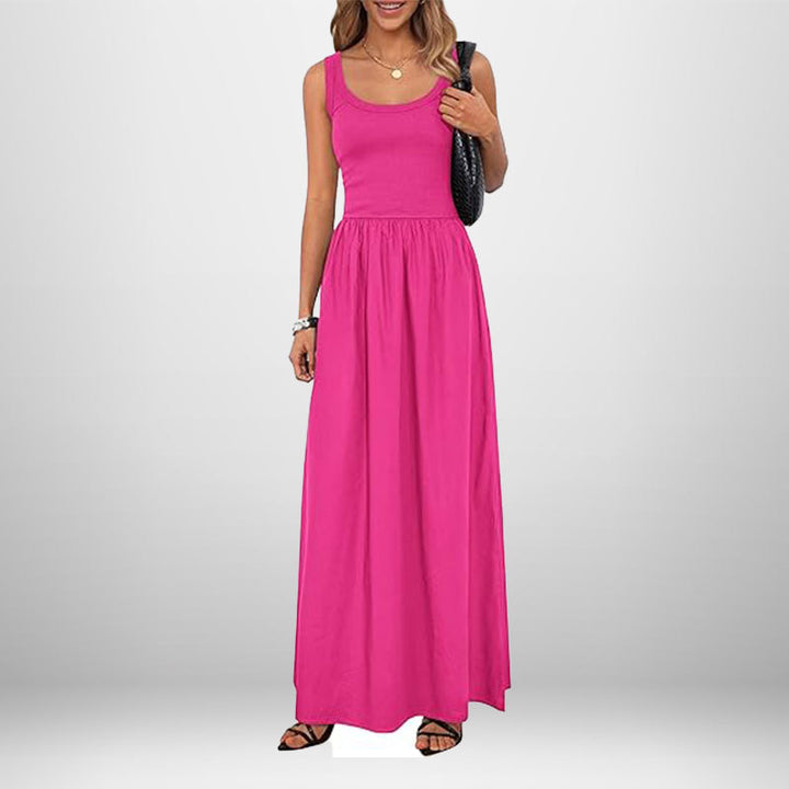 Damen Maxikleid mit elegantem, weiter Schnitt Drune