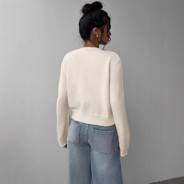 Damen Strickjacke mit Knopfverschluss und lässigem Schnitt Drune