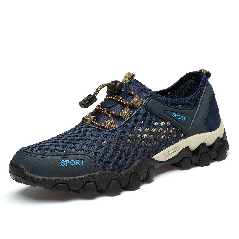 Damen Atmungsaktive und rutschfeste Sportschuhe mit elastischem Schnellschnürsystem Drune