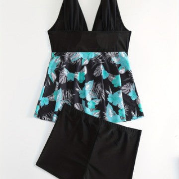 Damen Tankini-Set mit floralem Oberteil und komfortablen Badeshorts Drune
