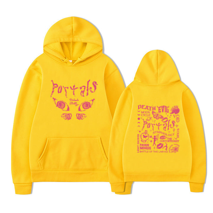 Damen Kapuzenpullover mit kreativem Motiv und bequemer Passform Drune