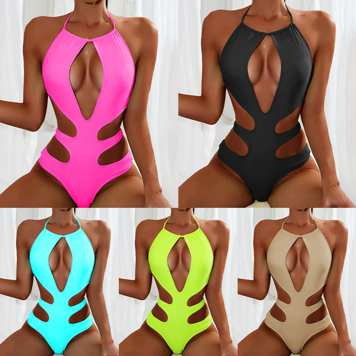 Damen Einteiler Badeanzug mit einzigartigem Cut-Out-Design Drune