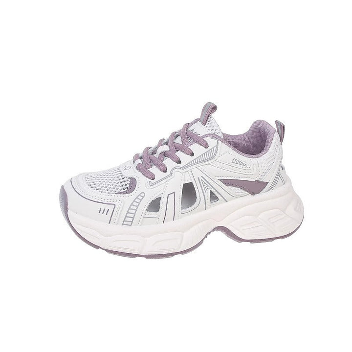 Damen Sportliche Mesh-Sneaker mit atmungsaktiver Struktur und dämpfender Sohle Drune
