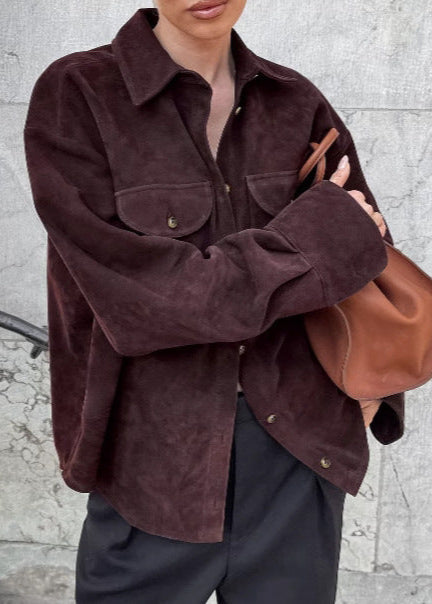 Drune | Chic - Wildleder Overshirt