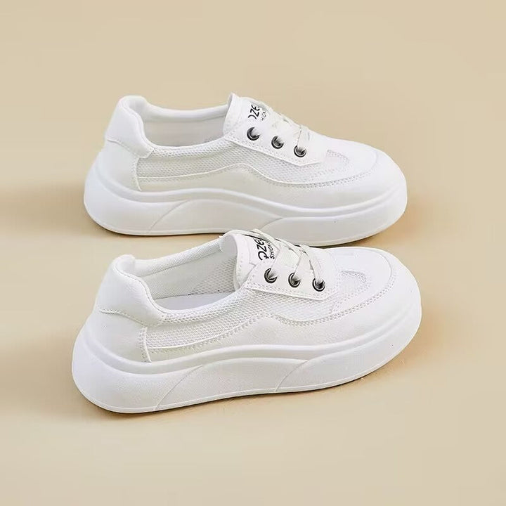 Damen Modische Chunky Sneaker mit atmungsaktivem Obermaterial und komfortabler Sohle Drune