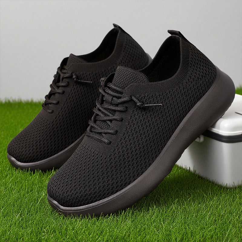 Damen nan gestrickter Slip-On Sneaker mit sockenähnlichem Schaft, elastischer Schnürung und gedämpfter EVA-Sohle Drune