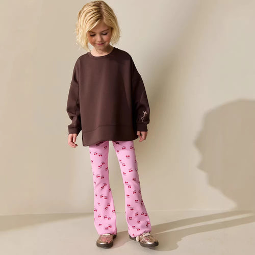 Mädchen Leggings mit fröhlichem Kirschmotiv Drune