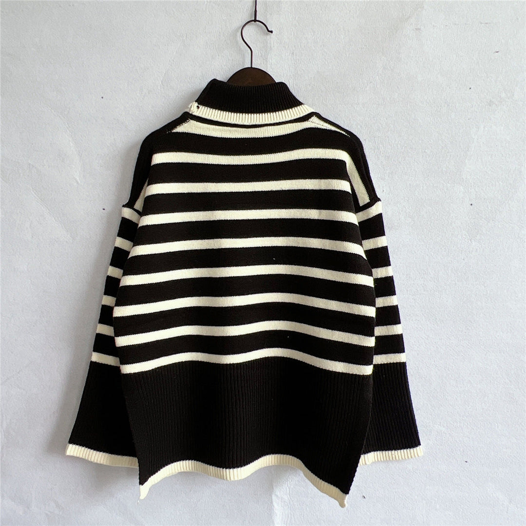 Drune | Gestreifter Strickpullover für Herbst & Winter