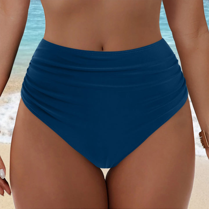Damen Hochgeschnittenes Bikini-Höschen mit Rüschendetails Drune