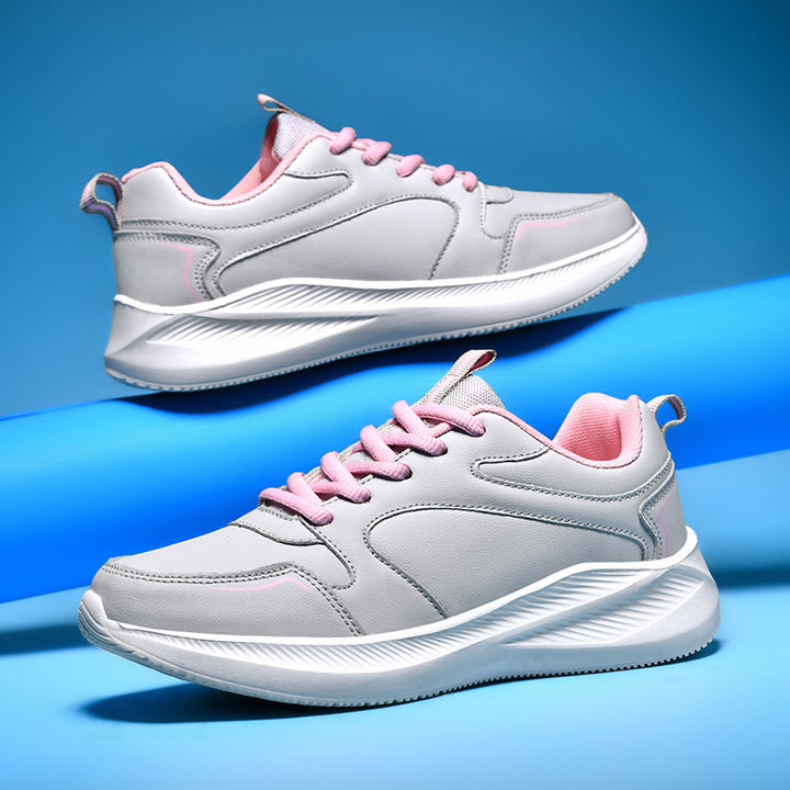 Unisex nan minimalistischer Kunstleder-Sneaker mit ergonomischer EVA-Zwischensohle und Zuglasche Drune