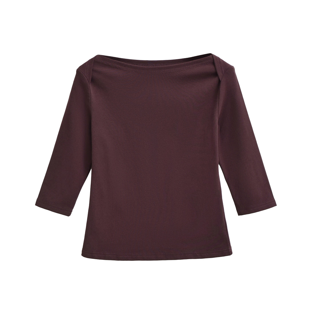 Damen Langarmshirt mit lässigem Schnitt und modernen Details Drune