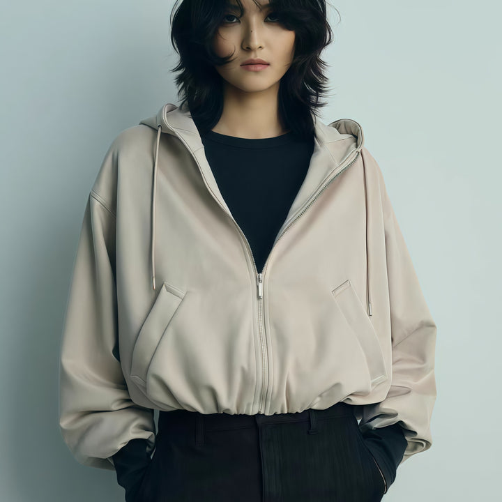 Damen Oversized Sportjacke mit praktischen Taschen und modernem Schnitt Drune