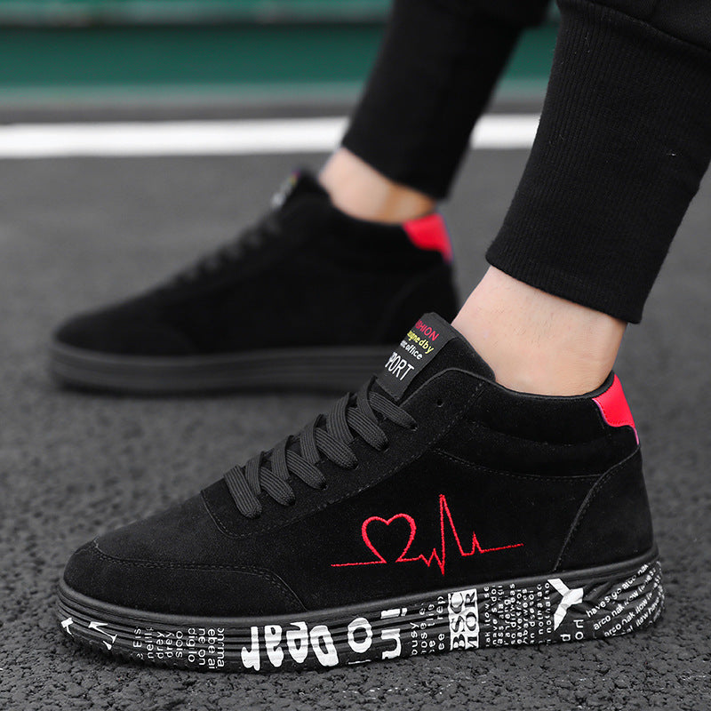 Herren Stylische High-Top Sneaker mit Grafikdesign Drune
