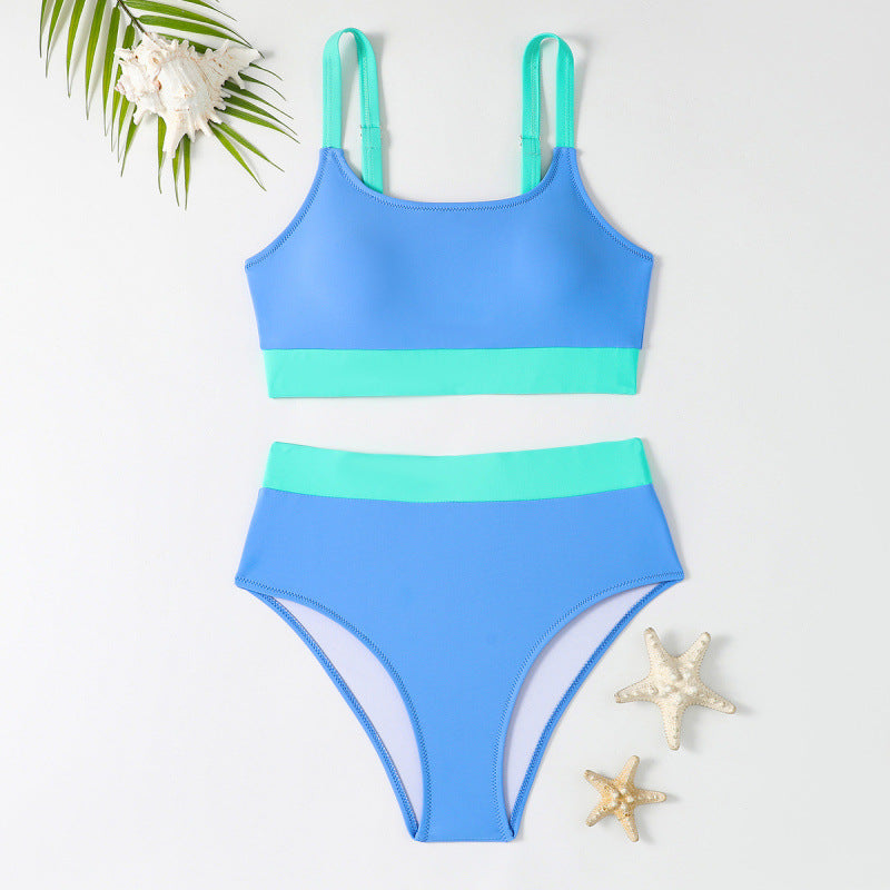 Damen Bikini-Set mit hohem Bund und sportlichem Schnitt Drune