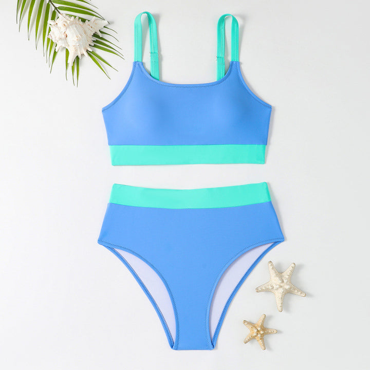 Damen Bikini-Set mit hohem Bund und sportlichem Schnitt Drune