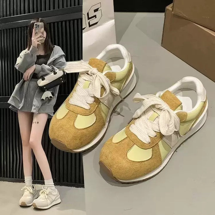 Damen Fashion Sneakers mit weich gepolsterter Sohle und atmungsaktivem Obermaterial Drune