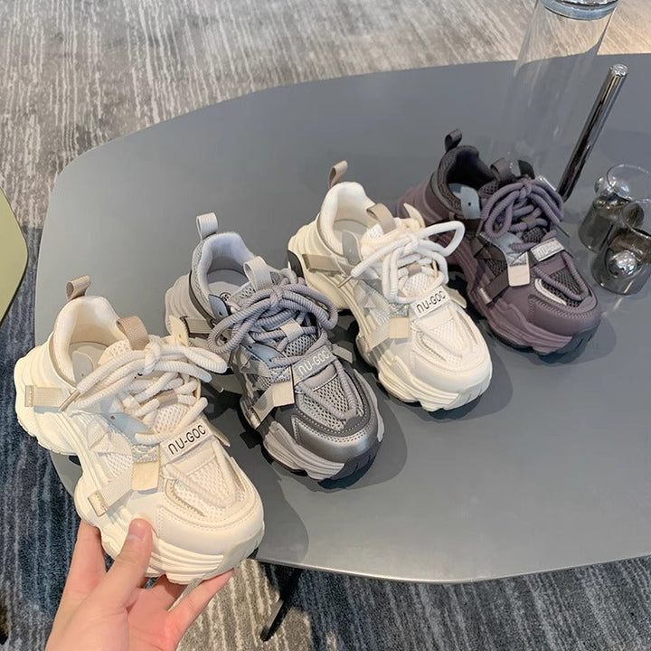 Damen Atmungsaktive Sneakers mit innovativem Schnürsystem Drune