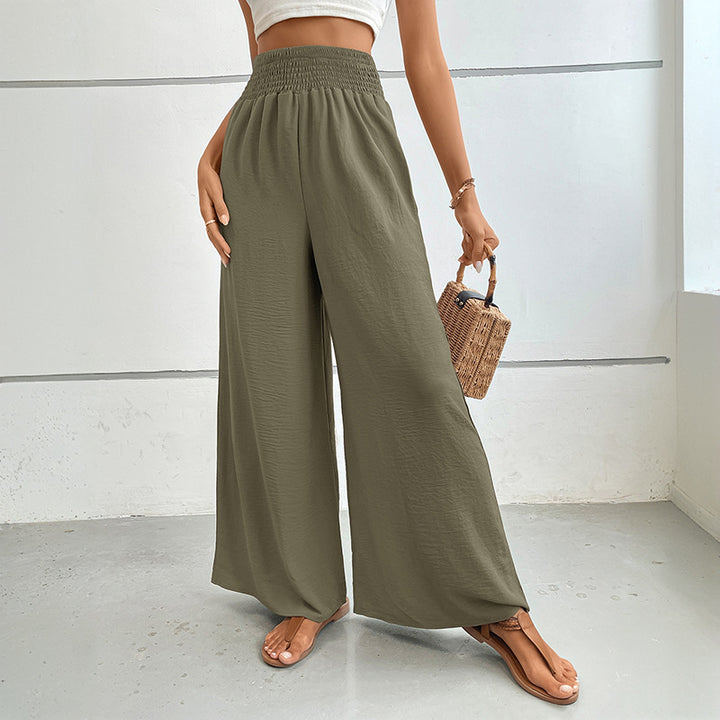 Damen elegante weite Palazzo-Hose Drune