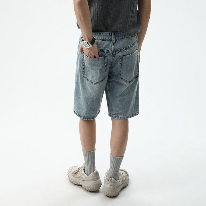 Herren Denim-Shorts im lässigen Relaxed Fit mit seitlichen Taschen Drune