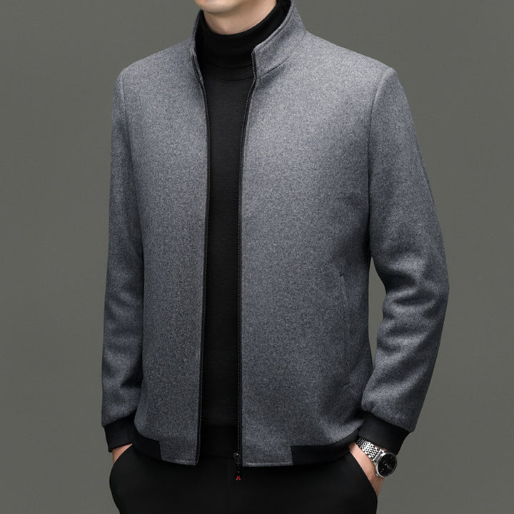 Herren Übergangsjacke mit elegantem Stehkragen und sportlichen Details Drune