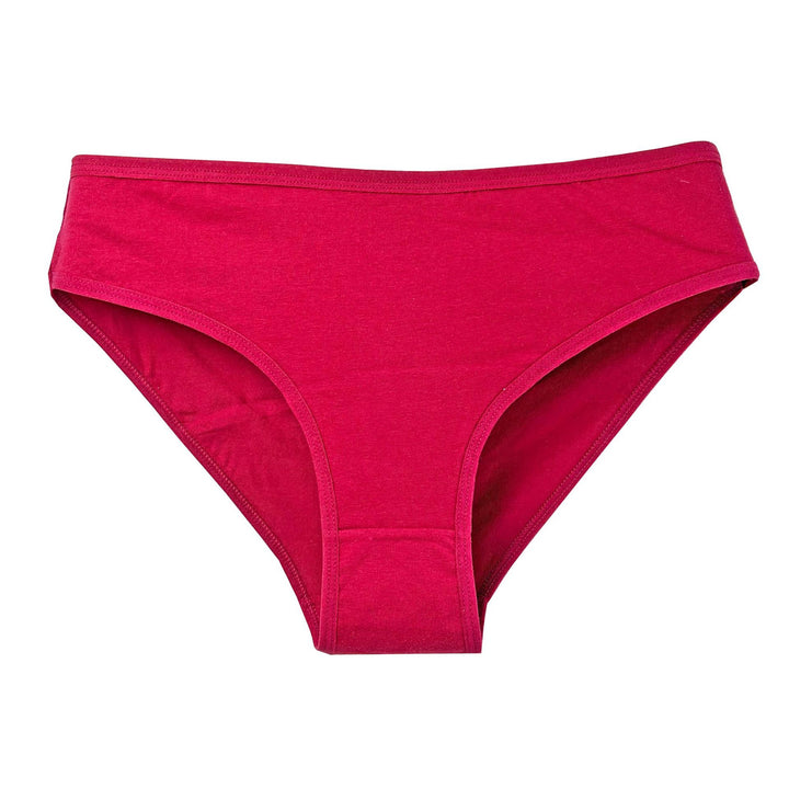 Drune | Damen Slip aus reiner Baumwolle, unifarben und schlicht