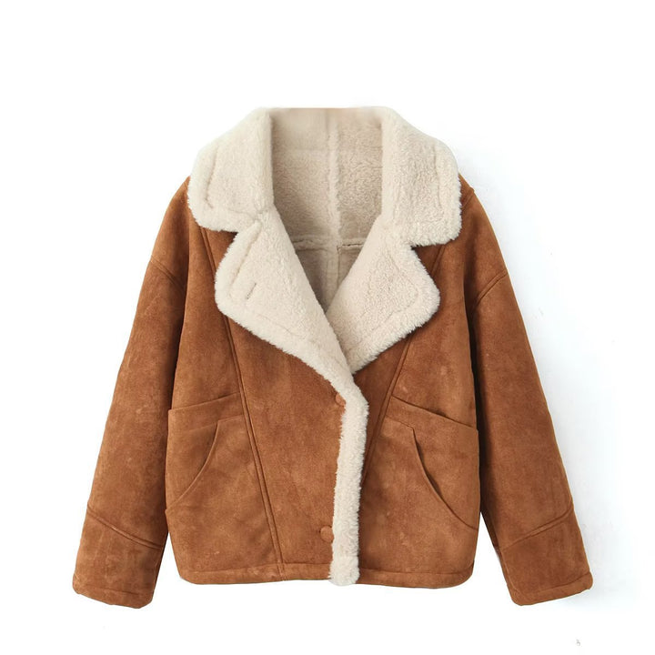 Damen Oversized Wollsakko Drune